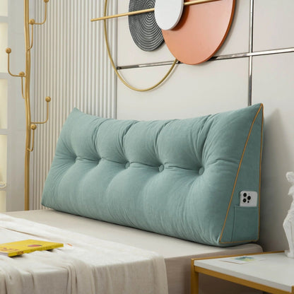 Oreiller ergonomique en forme de coin pour le soutien du dos avec housse amovible – Plusieurs tailles disponibles | Coussin confort premium Royaume-Uni