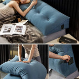 Luxury Triangle Wedge Cushion for Bed & Sofa | Back Support & Reading Pillow UK