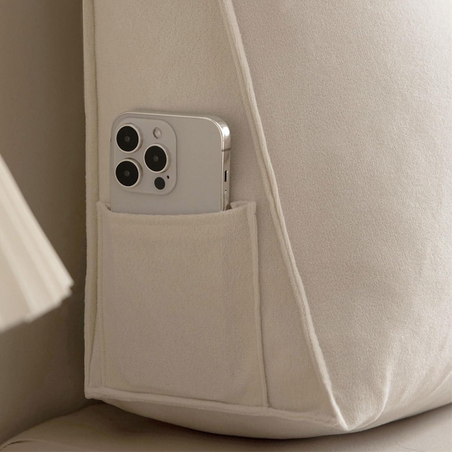 Luxury Triangle Wedge Cushion for Bed & Sofa | Back Support & Reading Pillow UK