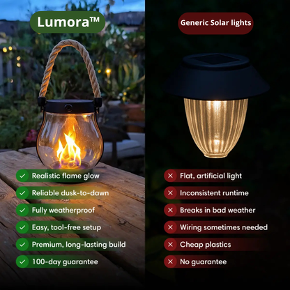 Lumora – Solar-Laternen für den Außenbereich