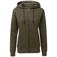 Womens Zip-through Organic Hoodie