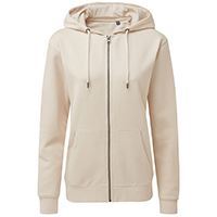 Womens Zip-through Organic Hoodie