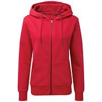 Womens Zip-through Organic Hoodie
