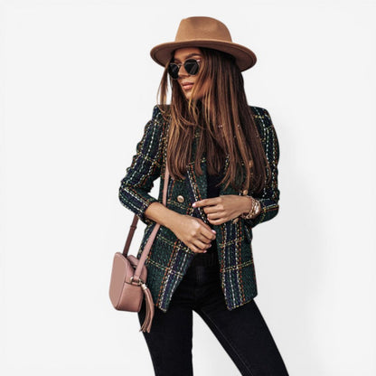 Tailored Button Blazer with Pockets