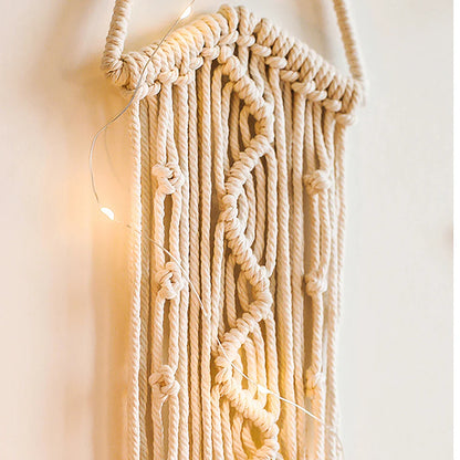 Makramee Traumfänger Boho Wohnkultur Mond Stern Dekoration Makramee Wandbehang Baby Nordic Zimmer Schlafzimmer Kinderkrippe Wohnzimmer Traumfänger