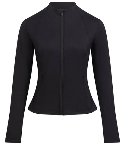 Recycled Stretch Zipped Sports Jacket: Womens