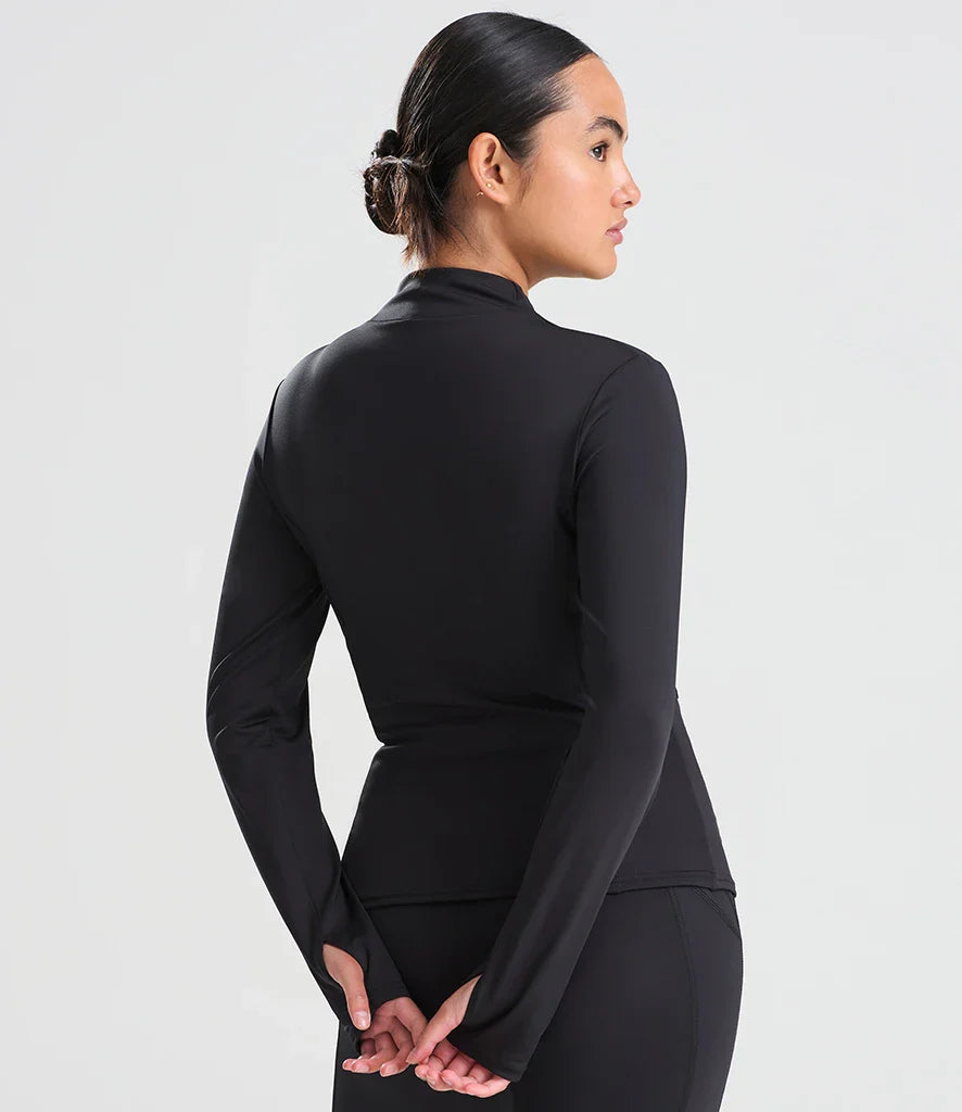 Recycled Stretch Zipped Sports Jacket: Womens