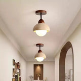 Japandi Style Travertine Ceiling Light Fixture – Elegant Flush Mount Ceiling Lamp for Dining Room and Living Spaces | Premium Comfort Home & Wellness Product UK