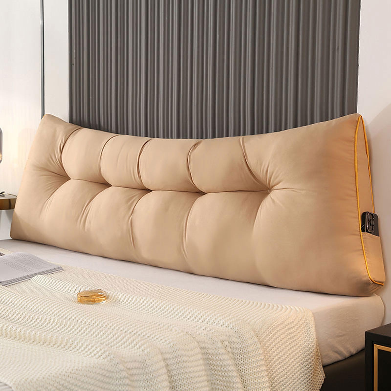 Luxury Triangle Wedge Cushion for Bed & Sofa | Back Support & Reading Pillow UK