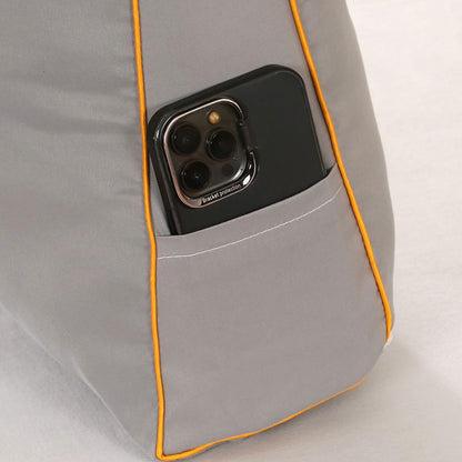 Coussin triangulaire de luxe pour lit et canapé | Coussin de soutien lombaire et de lecture (Royaume-Uni)