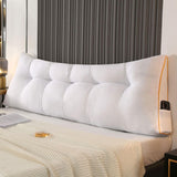 Luxury Triangle Wedge Cushion for Bed & Sofa | Back Support & Reading Pillow UK