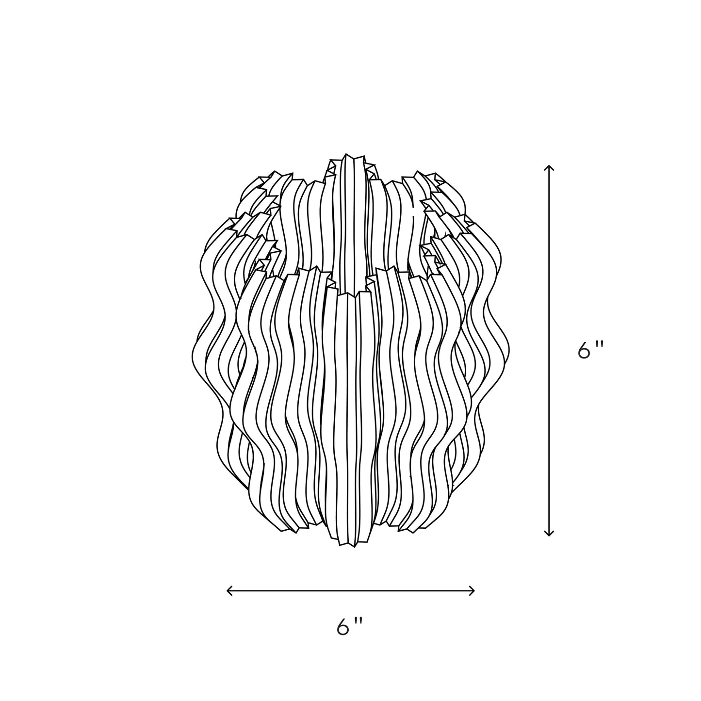 Lampe de table sans fil Mini Wavy – Lampe de chevet élégante, éclairage d'appoint sculptural pour petits espaces | Produit haut de gamme pour la maison et le bien-être (Royaume-Uni)