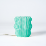 Mini Wavy Cordless Table Lamp – Stylish Bedside Lamp, Sculptural Accent Light for Small Spaces | Premium Comfort Home & Wellness Product UK