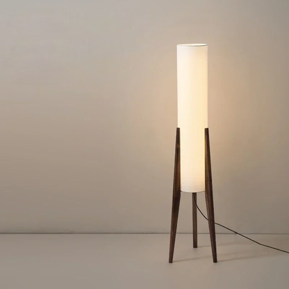 Lampadaire moderne en noyer massif pour salon – Lampe sur pied élégante avec éclairage doux et montage facile | Produit haut de gamme pour la maison et le bien-être (Royaume-Uni)