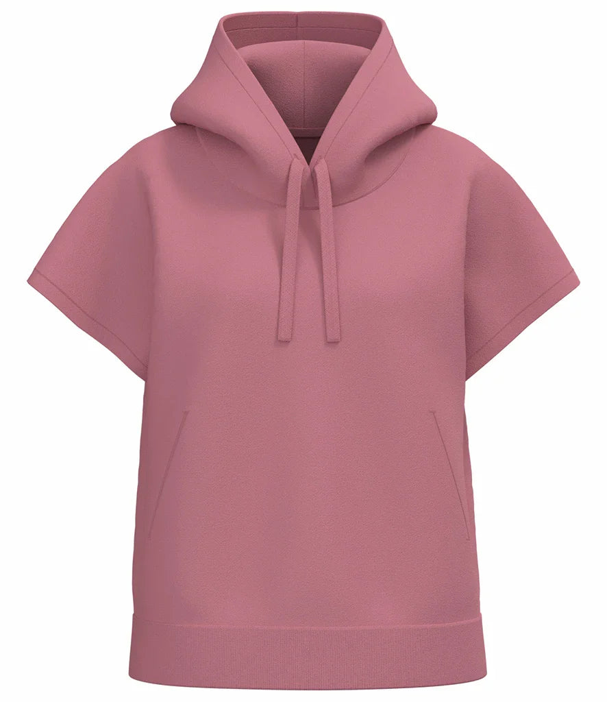 Organic Sleeveless Hooded Sweatshirt: Womens