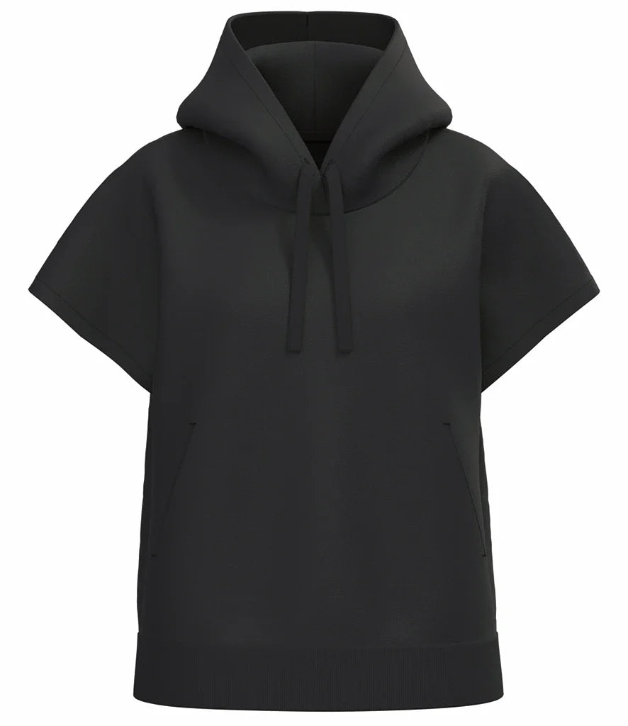 Organic Sleeveless Hooded Sweatshirt: Womens