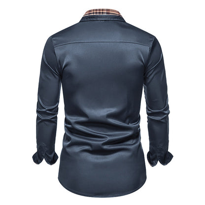 Noah - Casual Long Sleeve Shirt with Buttons and Pockets