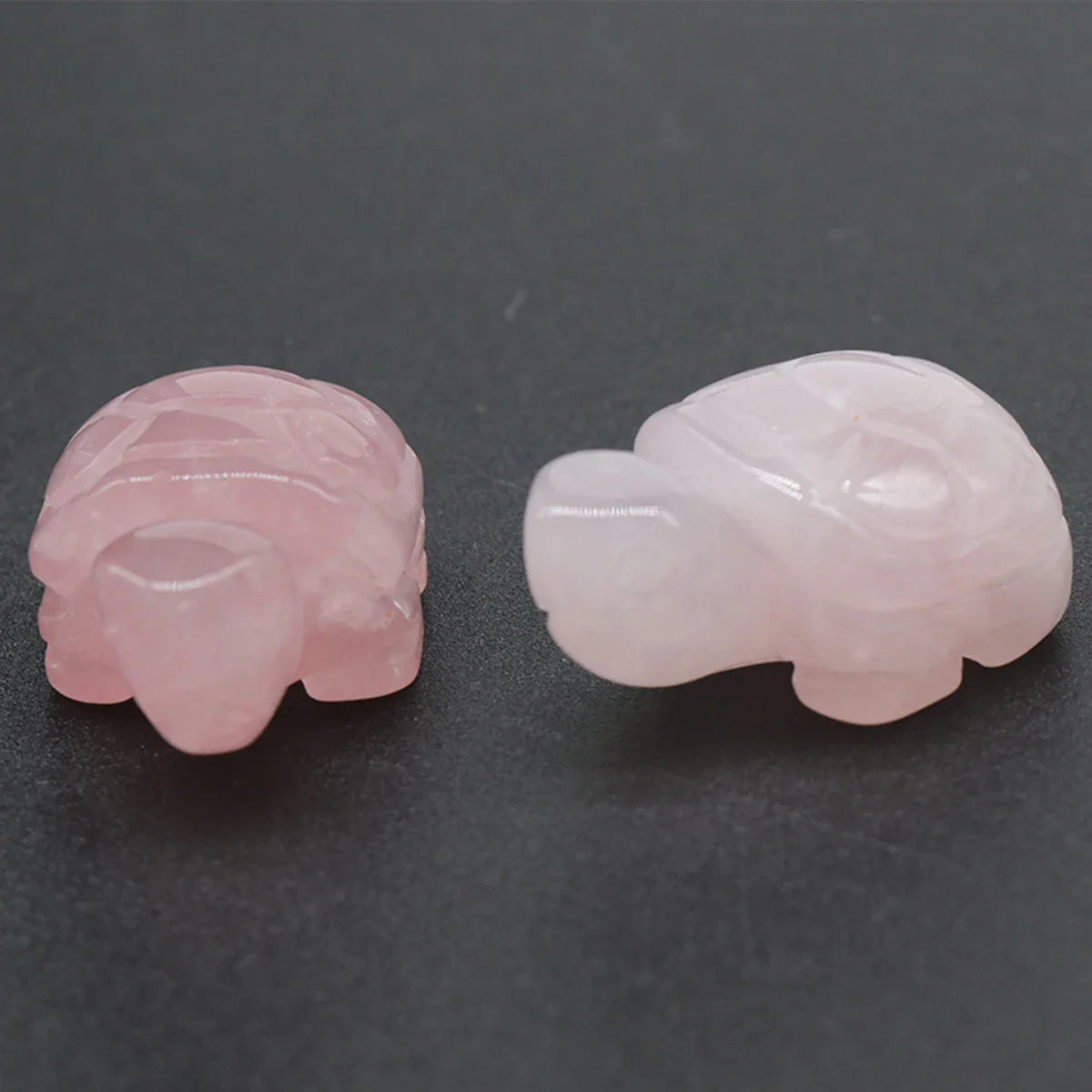 Mini Naturstein Schildkröte Figur – Handgefertigtes Kristalltier für Chakra-Heilung & Boho Wohnkultur