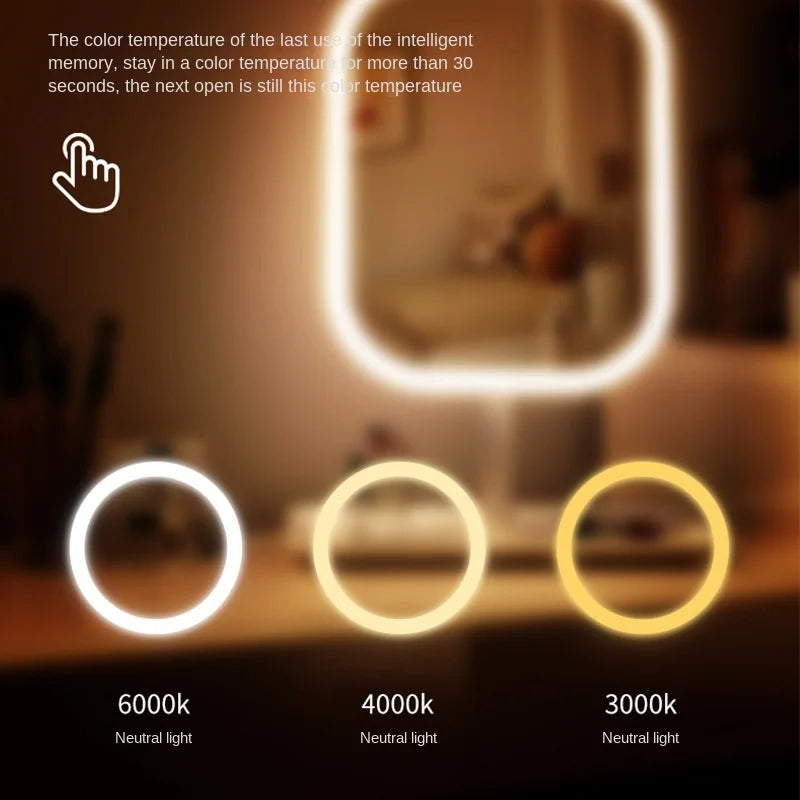 Makeup Mirror with Light | LED Cosmetic Mirror with Illumination | Beautiq