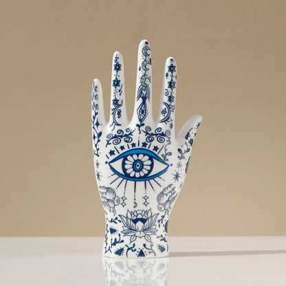 Keramischer böser Blick Hand Schmuckhalter