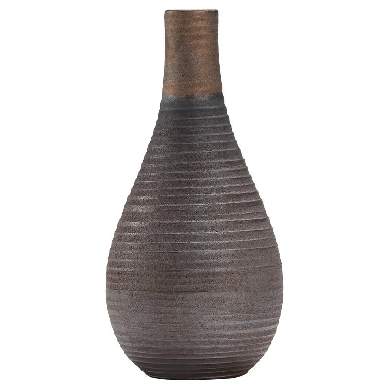 Kreative Handgefertigte Antik Aussehende Keramikvase Moderne Minimalistische Boho Wohnkultur Keramische Dekorative Töpferei