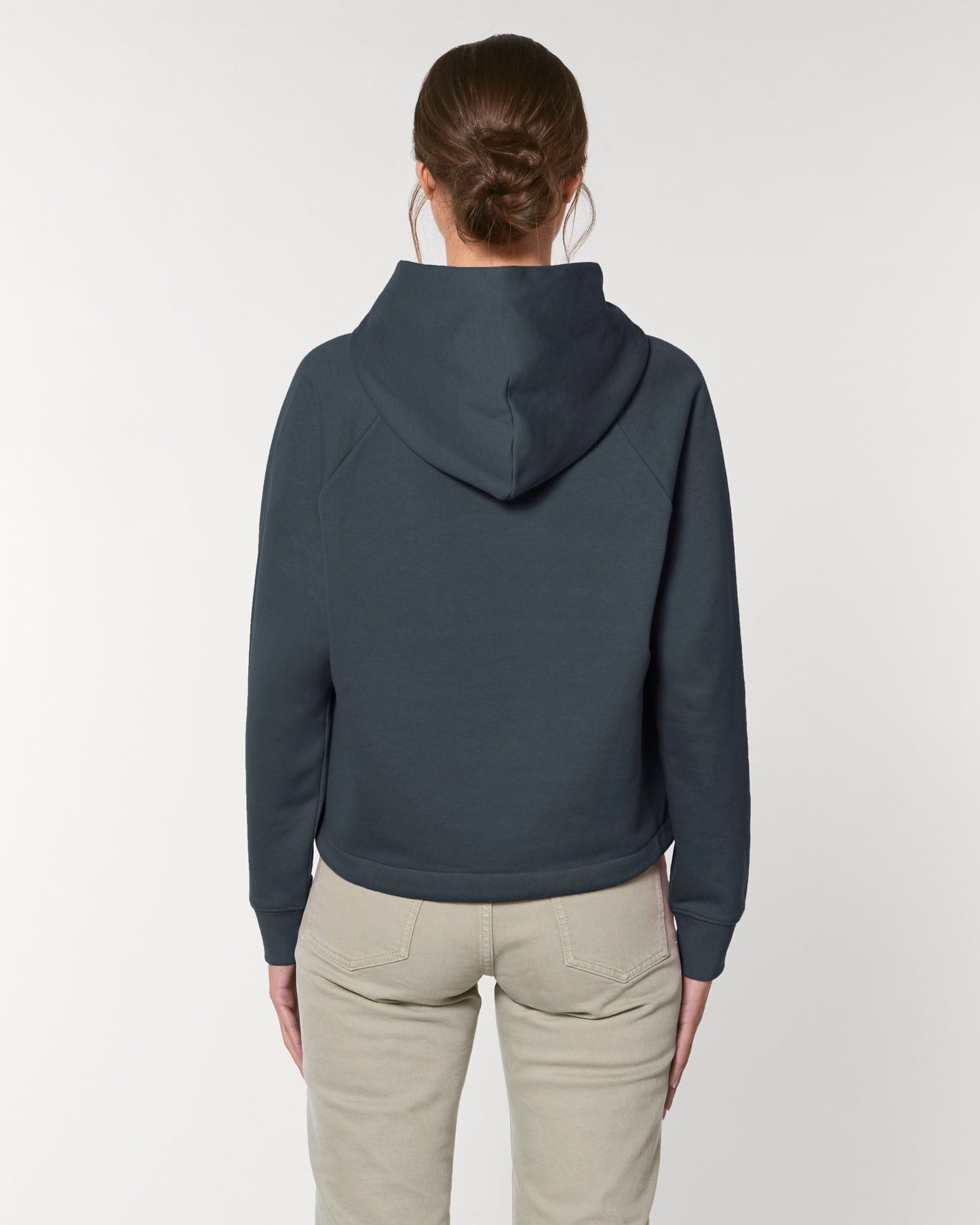 Organic Cropped Hoodie: Womens