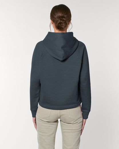 Organic Cropped Hoodie: Womens