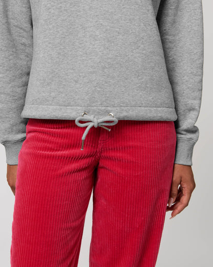 Organic Cropped Hoodie: Womens