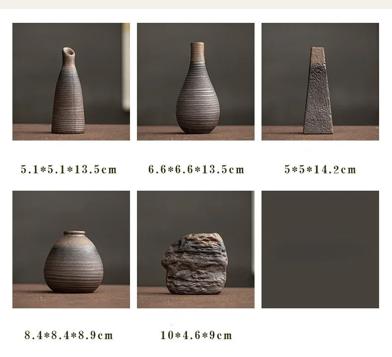 Kreative Handgefertigte Antik Aussehende Keramikvase Moderne Minimalistische Boho Wohnkultur Keramische Dekorative Töpferei