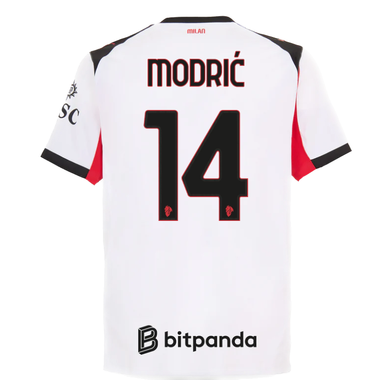 AC Milan 2025/26 MODRIC 14 Auswärts-Trikot