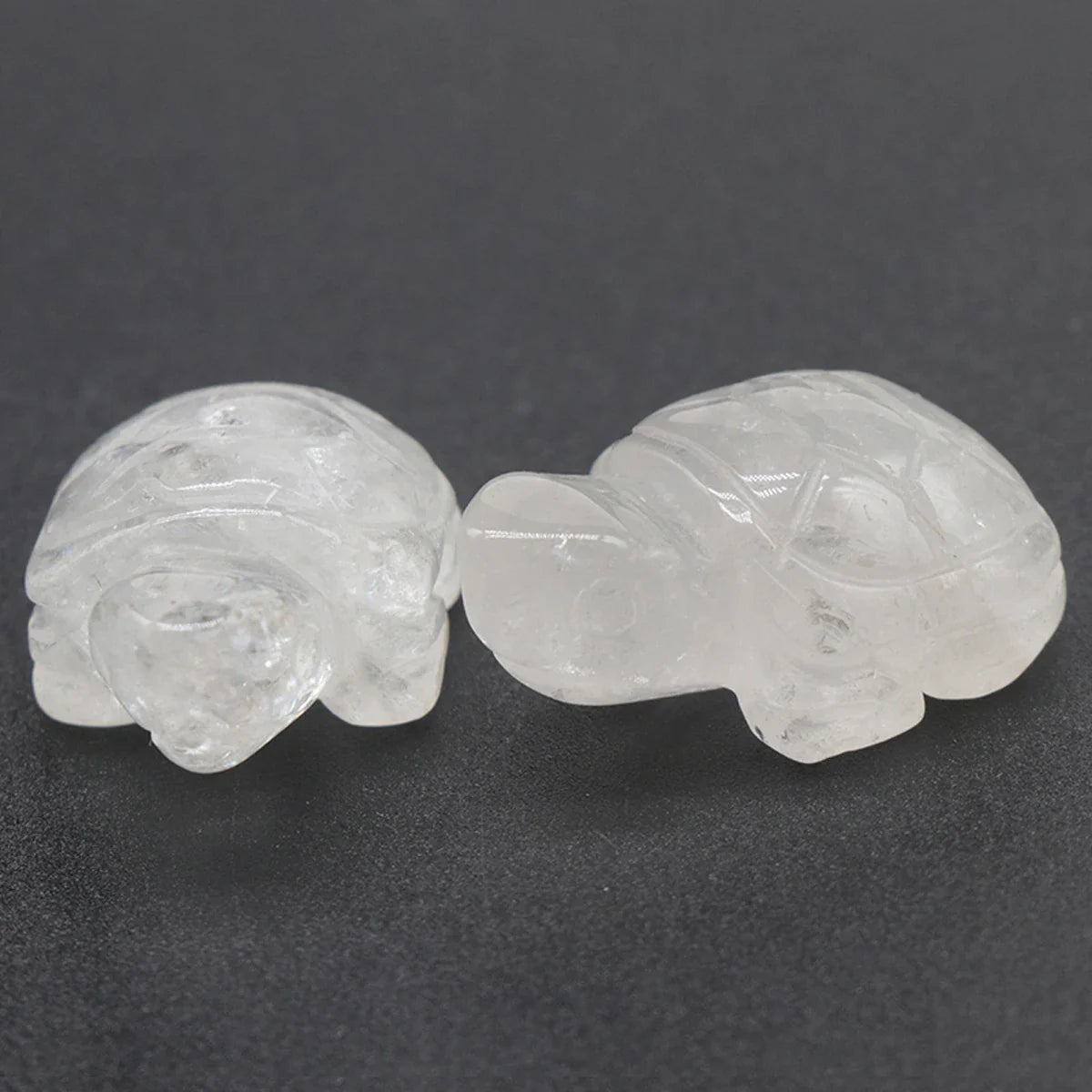 Mini Naturstein Schildkröte Figur – Handgefertigtes Kristalltier für Chakra-Heilung & Boho Wohnkultur