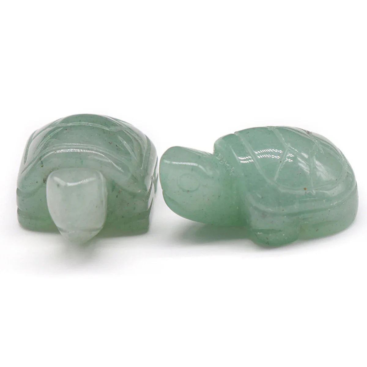 Mini Naturstein Schildkröte Figur – Handgefertigtes Kristalltier für Chakra-Heilung & Boho Wohnkultur