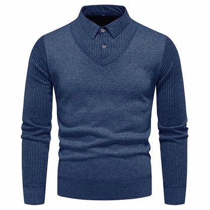 Jesper – Comfortable Slim-Fit Two-Piece Sweater