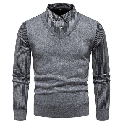 Jesper – Comfortable Slim-Fit Two-Piece Sweater