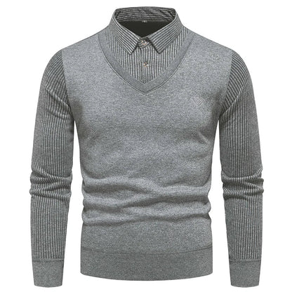 Jesper – Comfortable Slim-Fit Two-Piece Sweater