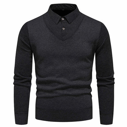 Jesper – Comfortable Slim-Fit Two-Piece Sweater