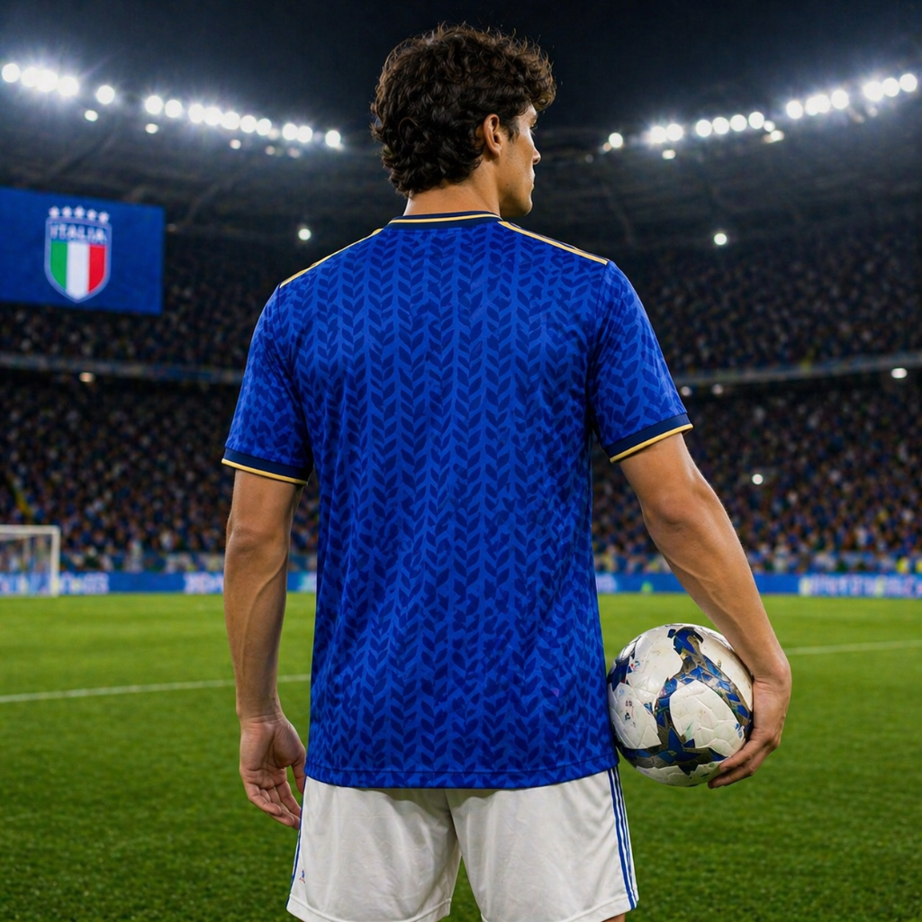 Italien Weltmeisterschaft Trikot 2026 Blaues Shirt Fußballtrikot