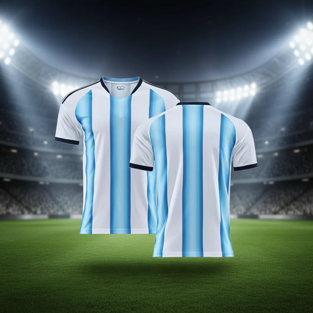 Argentinien Weltmeisterschaft Trikot 2026 Herren Atmungsaktiv Set