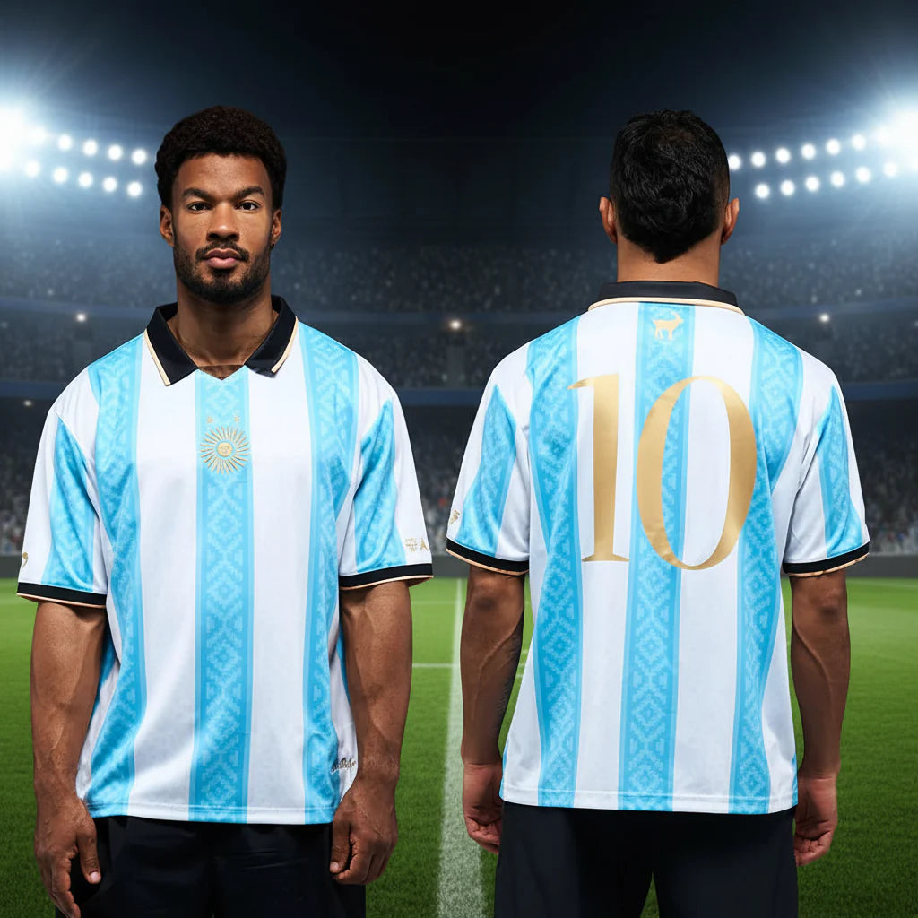 Argentinien Weltmeisterschaft Trikot 2026 Herren Kurzarm