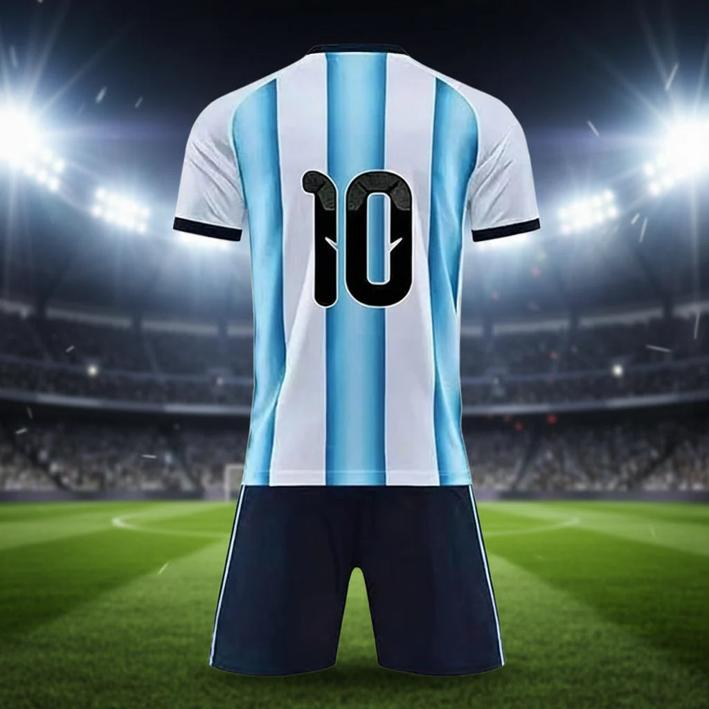 Argentinien Weltmeisterschaft Trikot 2026 Herren Atmungsaktiv Set