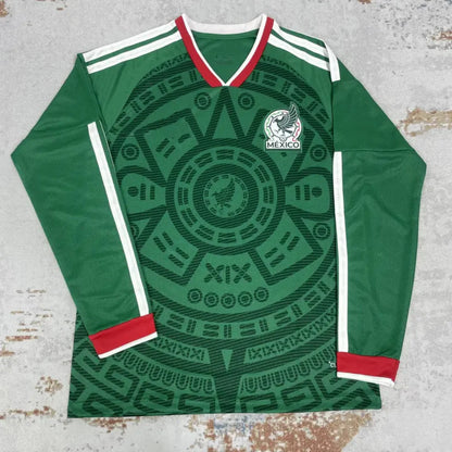 Mexiko Weltmeisterschaft Trikot 2026 Langarm Fußball Trikot Herren