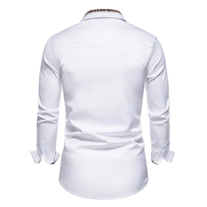 Noah - Casual Long Sleeve Shirt with Buttons and Pockets