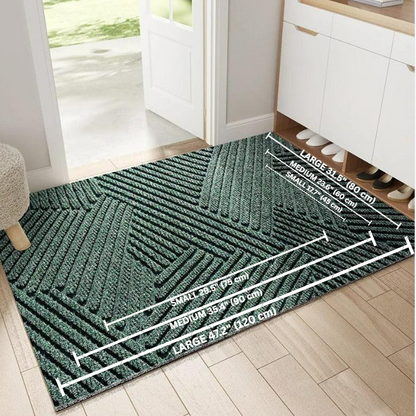 Non-Slip Doormat | Dirt Catcher Mat for Indoor & Outdoor | Entralux