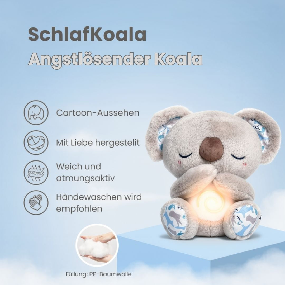 Atmendes Plüschspielzeug | Koala Plüschspielzeug zur Entspannung & Schlafhilfe | SleepKoala