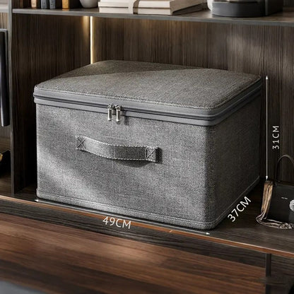Fabric Storage Box with Lid | Foldable & Compact | Faltiva