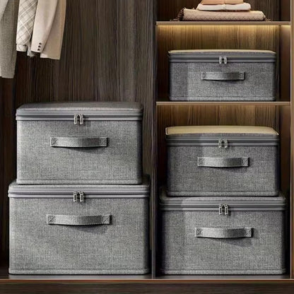 Fabric Storage Box with Lid | Foldable & Compact | Faltiva