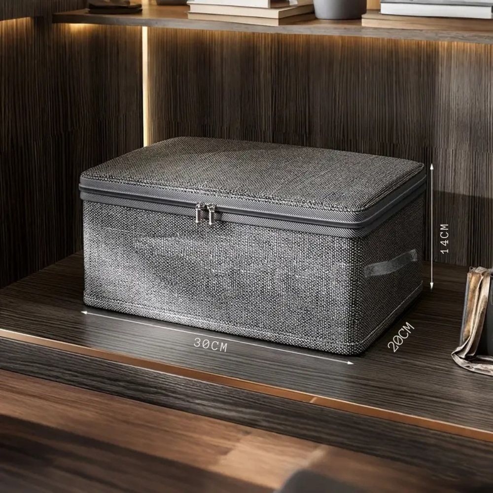 Fabric Storage Box with Lid | Foldable & Compact | Faltiva