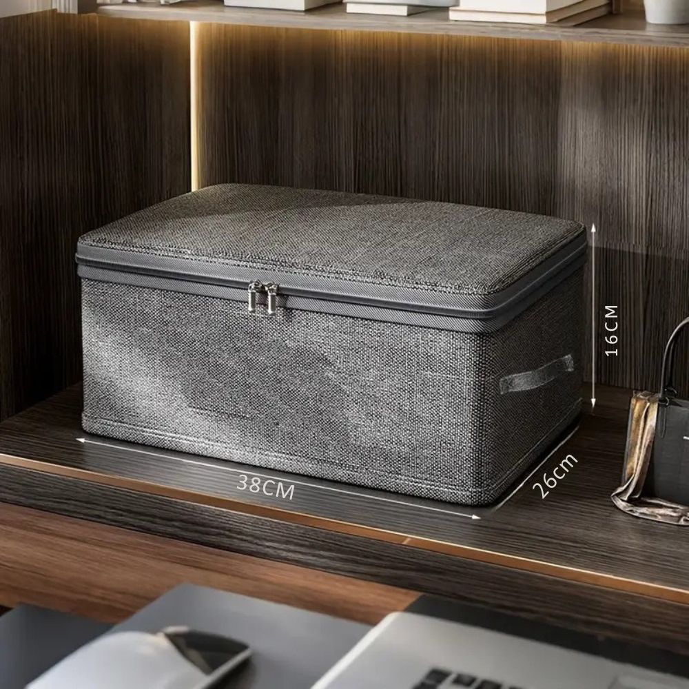 Fabric Storage Box with Lid | Foldable & Compact | Faltiva