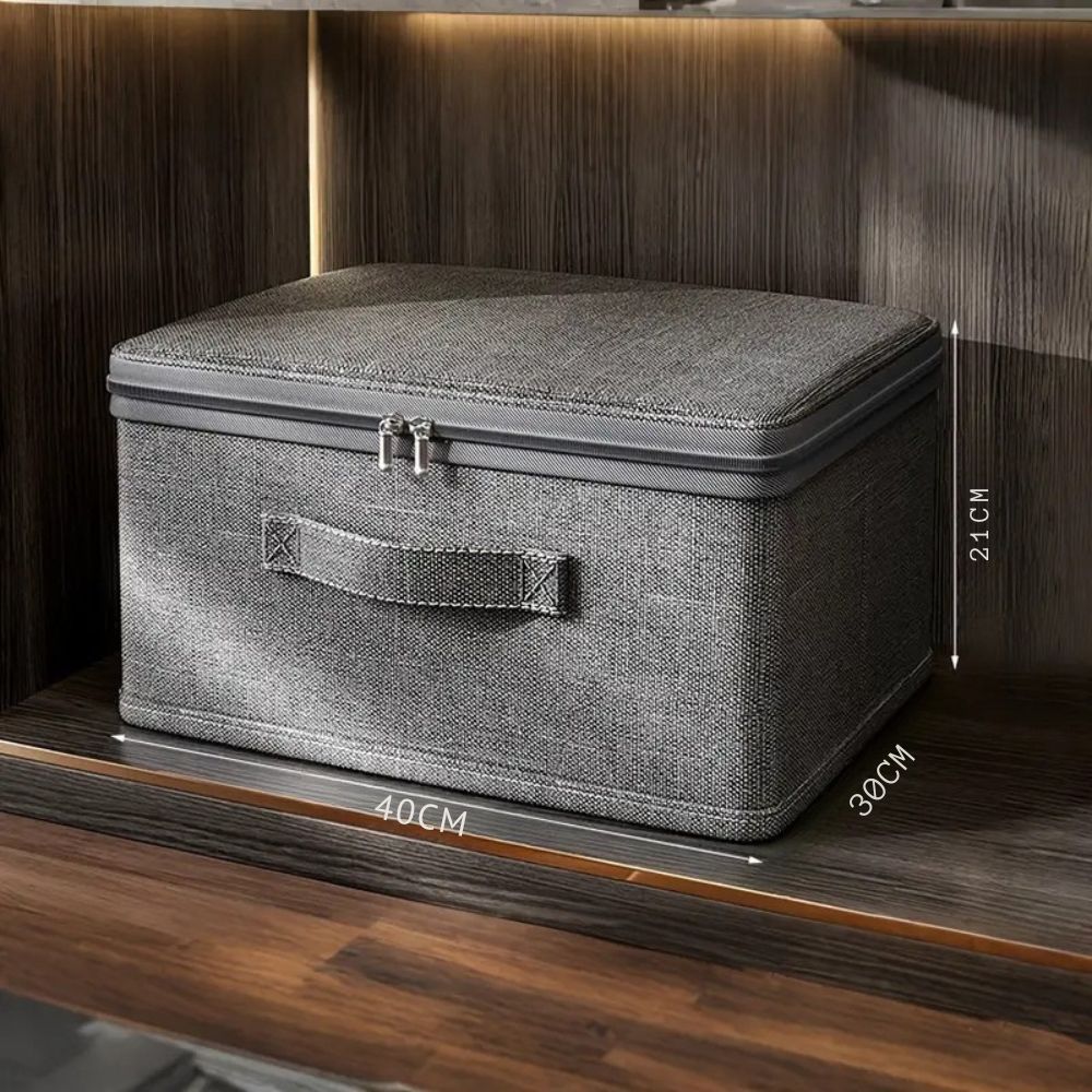 Fabric Storage Box with Lid | Foldable & Compact | Faltiva