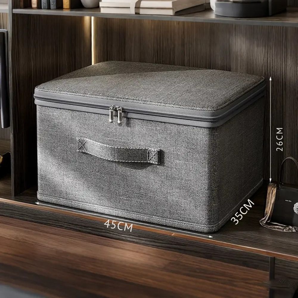 Fabric Storage Box with Lid | Foldable & Compact | Faltiva
